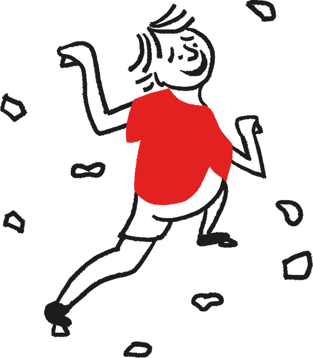 Top-down photo of an inside spread